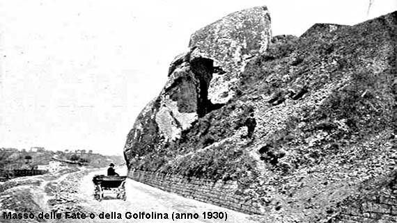 Masso delle Fate o della Golfolina (anno 1930)